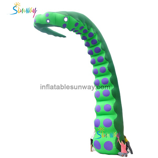 Inflatable tentacle